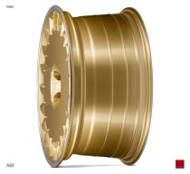 NEW 18 INCH ISPIRI CSRD TF DIRECTIONAL ALLOY WHEELS IN VINTAGE GOLD WITH DEEPER CONCAVE 9.5" REAR OPTION 5x100