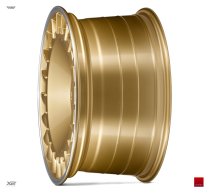 NEW 18 INCH ISPIRI CSRD TF DIRECTIONAL ALLOY WHEELS IN VINTAGE GOLD WITH DEEPER CONCAVE 9.5" REAR OPTION 5x100