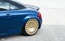 NEW 18 INCH ISPIRI CSRD TF DIRECTIONAL ALLOY WHEELS IN VINTAGE GOLD WITH DEEPER CONCAVE 9.5" REAR OPTION 5x100