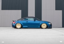 NEW 18 INCH ISPIRI CSRD TF DIRECTIONAL ALLOY WHEELS IN VINTAGE GOLD DEEPER CONCAVE 9.5" ALL ROUND 5x112