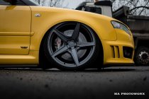 NEW 20 INCH ISPIRI FFR5 ALLOY WHEELS IN CARBON GRAPHITE WITH DEEPER CONCAVE 10.5" REAR OPTION 5x120