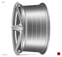 NEW 21 INCH ISPIRI FFR5 ALLOY WHEELS IN PURE SILVER BRUSHED WITH DEEPER CONCAVE 10.5" REARS 5x112