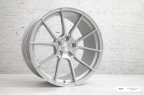 NEW 19" ISPIRI FFR6 TWIN 5 SPOKE ALLOY WHEELS IN PURE SILVER BRUSHED, VARIOUS FITMENTS AVAILABLE