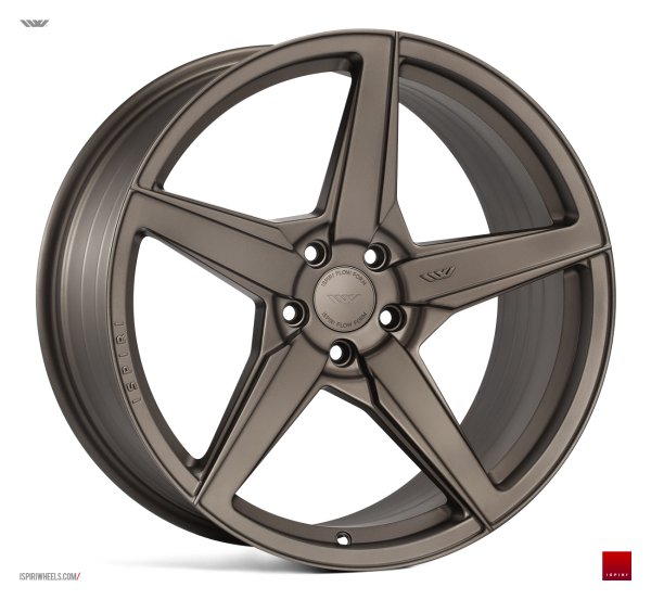 NEW 21 INCH ISPIRI FFR5 5 SPOKE ALLOYS IN MATT CARBON BRONZE, WITH DEEPER CONCAVE 10.5" REAR 5x120