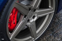 NEW 21 INCH ISPIRI FFR5 5 SPOKE ALLOYS IN MATT CARBON BRONZE, WITH DEEPER CONCAVE 10.5" REAR 5x120