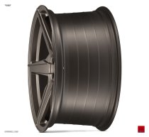 NEW 21 INCH ISPIRI FFR5 5 SPOKE ALLOYS IN MATT CARBON BRONZE, WITH DEEPER CONCAVE 10.5" REAR 5x120