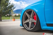 NEW 21 INCH ISPIRI FFR5 5 SPOKE ALLOYS IN MATT CARBON BRONZE, WITH DEEPER CONCAVE 10.5" REAR 5x120
