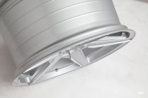 NEW 21 INCH ISPIRI FFR5 ALLOY WHEELS IN PURE SILVER BRUSHED WITH DEEPER CONCAVE 10.5" REARS 5x120