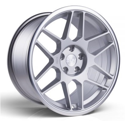 NEW 18 INCH 3SDM 0.09 ALLOY WHEELS IN MATT SILVER WITH POLISHED LIP AND DEEPER CONCAVE 9.5" REAR OPTION 5x112