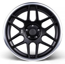 NEW 18 INCH 3SDM 0.09 ALLOY WHEELS IN MATT BLACK WITH POLISHED LIP AND DEEPER CONCAVE 9.5" REAR OPTION 5x112