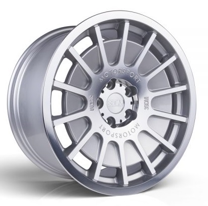 NEW 18 INCH 3SDM 0.66 ALLOY WHEELS IN SILVER WITH POLISHED AND DEEPER CONCAVE 9.5" REAR OPTION 5x112