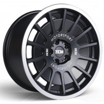 NEW 18 INCH 3SDM 0.66 ALLOY WHEELS IN MATT BLACK WITH POLISHED LIP AND DEEPER CONCAVE 9.5″ REAR OPTION 5x112