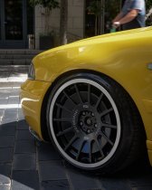 NEW 18 INCH 3SDM 0.66 ALLOY WHEELS IN MATT BLACK WITH POLISHED LIP AND DEEPER CONCAVE 9.5" REAR OPTION 5x112