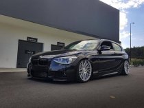 NEW 19 INCH VEEMANN V-FS34 ALLOY WHEELS IN SILVER MACHINED WITH DEEPER CONCAVE 9.5" REAR OPTION 5x120