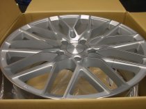 NEW 20" VEEMANN V-FS34 ALLOY WHEELS IN SILVER POLISHED FACE WITH DEEP 10" REARS