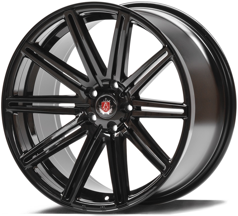 BM Autosport - NEW 20 INCH AXE EX15 ALLOY WHEELS IN GLOSS BLACK WITH DEE...
