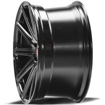 NEW 20" AXE EX15 DEEP CONCAVE ALLOY WHEELS IN GLOSS BLACK WITH DEEP CONCAVE 10.5" REAR