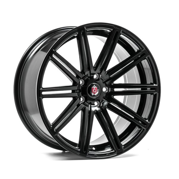 NEW 20 INCH AXE EX15 ALLOY WHEELS IN GLOSS BLACK WITH DEEPER CONCAVE 10.5" REARS 5x120