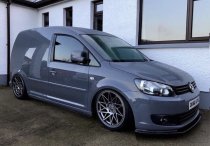 NEW 19 INCH VEEMANN V-FS35 ALLOY WHEELS IN GLOSS GRAPHITE WITH DEEPER CONCAVE 9.5" REARS 5x112