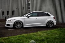 NEW 19 INCH VEEMANN V-FS35 ALLOY WHEELS IN GLOSS GRAPHITE WITH DEEPER CONCAVE 9.5" REARS 5x112