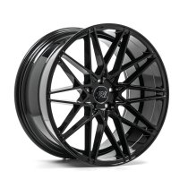 NEW 20 INCH 1AV ZX4 ALLOY WHEELS IN GLOSS BLACK WITH DEEPER CONCAVE 10.5″ REAR OPTION