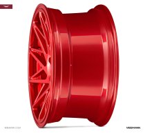 NEW 19 INCH VEEMANN V-FS35 ALLOY WHEELS IN CANDY RED WITH DEEPER CONCAVE 9.5" REAR OPTION 5x112