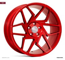 NEW 19 INCH VEEMANN V-FS27R ALLOY WHEELS IN CANDY RED , DEEPER CONCAVE 9.5″ ALL ROUND 5x112