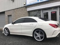 NEW 19 INCH VEEMANN V-FS33 ALLOY WHEELS IN SILVER MACHINED WITH DEEPER CONCAVE 9.5" REARS 5x112