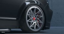 NEW 20 INCH VEEMANN V-FS35 ALLOY WHEELS IN SILVER MACHINED WITH DEEPER CONCAVE 10" REARS 5x120