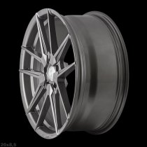 NEW 20" QUANTUM44 SFF1 ALLOY WHEELS IN DIAMOND GRAPHITE, DEEPER CONCAVE 10" REARS - VARIOUS VITMENTS AVAILABLE