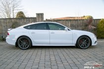 NEW 20 INCH QUANTUM44 SFF2 ALLOY WHEELS IN DIAMOND GRAPHITE WITH DEEPER CONCAVE 10" REAR 5x112