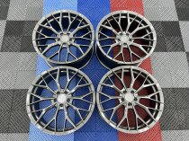 NEW 20 INCH QUANTUM44 SFF2 ALLOY WHEELS IN DIAMOND GRAPHITE WITH DEEPER CONCAVE 10" REAR 5x112