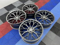 NEW 20 INCH QUANTUM44 SFF2 ALLOY WHEELS IN DIAMOND GRAPHITE WITH DEEPER CONCAVE 10" REAR 5x112