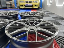 NEW 20 INCH QUANTUM44 SFF2 ALLOY WHEELS IN DIAMOND GRAPHITE WITH DEEPER CONCAVE 10" REAR 5x112