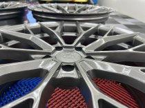 NEW 20 INCH QUANTUM44 SFF2 ALLOY WHEELS IN DIAMOND GRAPHITE WITH DEEPER CONCAVE 10" REAR 5x112