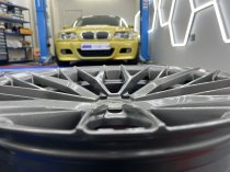 NEW 20 INCH QUANTUM44 SFF2 ALLOY WHEELS IN DIAMOND GRAPHITE WITH DEEPER CONCAVE 10" REAR 5x112