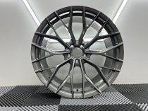 NEW 20 INCH QUANTUM44 SFF2 ALLOY WHEELS IN DIAMOND GRAPHITE WITH DEEPER CONCAVE 10" REAR 5x112