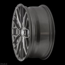 NEW 19" QUANTUM44 SFF2 LIGHTWEIGHT FLOW FORMED ALLOY WHEELS IN DIAMOND GRAPHITE, ET45