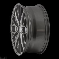 NEW 19 INCH QUANTUM44 SFF2 FLOW FORMED ALLOY WHEELS IN DIAMOND GRAPHITE, 8.5" et45 ALL ROUND 5x112