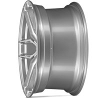 NEW 20 INCH VEEMANN VC03 ALLOY WHEELS IN QUARTZ SILVER MACHINED WITH DEEPER CONCAVE 10" OR 10.5" REARS 5x112