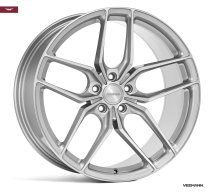 NEW 20 INCH VEEMANN VC03 ALLOY WHEELS IN QUARTZ SILVER MACHINED WITH DEEPER CONCAVE 10″ OR 10.5″ REARS 5x112