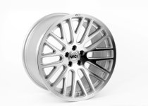 NEW 18" WCI SY10 Y SPOKE ALLOYS IN SILVER WITH POLISHED FACE, DEEP CONCAVE 9.5" ALL ROUND