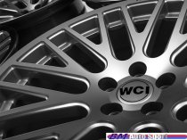 NEW 18 INCH WCI SY10 Y SPOKE ALLOYS IN SILVER WITH POLISHED FACE, DEEP CONCAVE 9.5" ALL ROUND 5x112