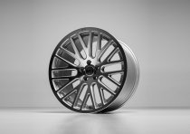 NEW 18" WCI SY10 Y SPOKE ALLOYS IN SILVER WITH POLISHED FACE, DEEP CONCAVE 9.5" ALL ROUND