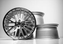 NEW 18 INCH WCI SY10 Y SPOKE ALLOYS IN SILVER WITH POLISHED FACE, DEEP CONCAVE 9.5" ALL ROUND 5x112