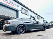 NEW 20 INCH VEEMANN VC650 ALLOY WHEELS IN GLOSS BLACK WITH DEEPER CONCAVE 10" REARS 5x120