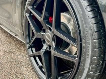 NEW 20 INCH VEEMANN VC650 ALLOY WHEELS IN GLOSS BLACK WITH DEEPER CONCAVE 10" REARS 5x120