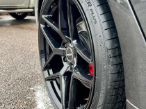 NEW 20 INCH VEEMANN VC650 ALLOY WHEELS IN GLOSS BLACK WITH DEEPER CONCAVE 10" REARS 5x120