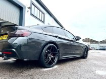 NEW 20 INCH VEEMANN VC650 ALLOY WHEELS IN GLOSS BLACK WITH DEEPER CONCAVE 10" REARS 5x120
