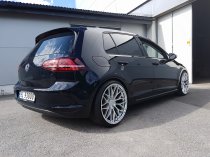 NEW 20 INCH ZITO ZF01 FLOW FORMED ALLOY WHEELS IN HYPER SILVER WITH DEEPER CONCAVE 10" REAR 5x120
